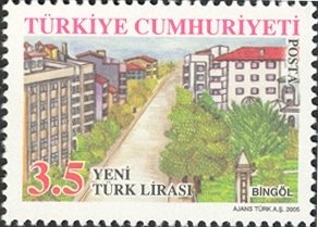 Stamp, Bingöl, Turkey,  