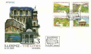 Turkish Provinces, 3 (FDC)