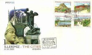 Turkish Provinces, 1 (FDC)