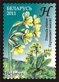 Stamp, Oxlip paigle, Belarus,  