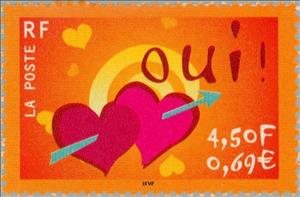 Stamp, Yes, France,  