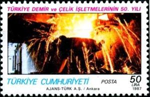 Stamp, Furnace, Turkey,  