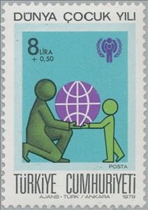 Stamp, Year of the child, Turkey,  