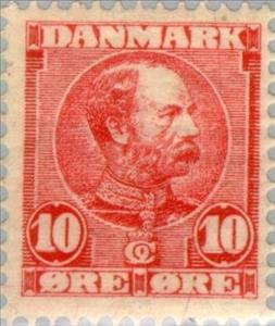 Stamp, King Christian IX, Denmark,  , Heads of State, Kings
