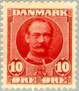 Stamp, King Frederik VIII, Denmark,  , Heads of State, Kings