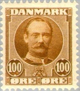 Stamp, King Frederik VIII, Denmark,  , Heads of State, Kings