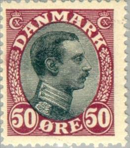 Stamp, King Christian X, Denmark,  , Heads of State, Kings