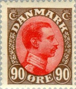 Stamp, King Christian X, Denmark,  , Heads of State, Kings