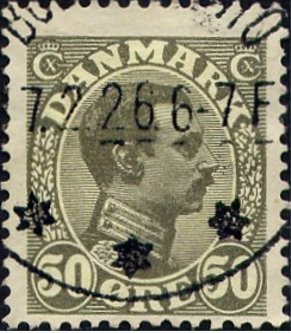 Stamp, King Christian X, Denmark,  , Heads of State, Kings