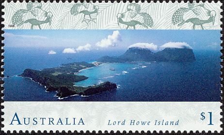 Stamp, Lord Howe Island, Australia,  , UNESCO World Heritage Sites