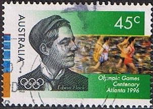 Stamp, Edwin Flack, Australia,  , Olympic Games