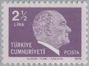 Stamp, Kemal Ataturk, Turkey,  , Heads of State, Famous People