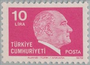 Stamp, Kemal Ataturk, Turkey,  , Heads of State, Famous People