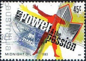 Stamp, Midnight Oil, Australia,  