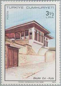 Stamp, Tradional houses, Turkey,  