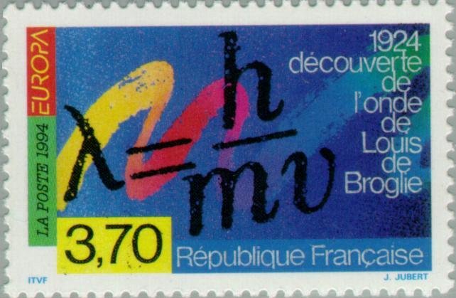1924 discovery of the de Broglie wave