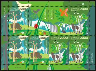 Stamp, Sheetlet, Belarus,  