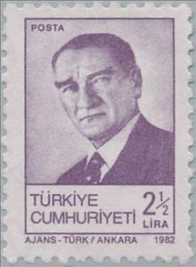 Stamp, Kemal Ataturk, Turkey,  