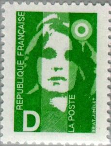 Stamp, Marianne of Briat, France,  