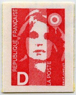 Marianne of Briat self-adhesive