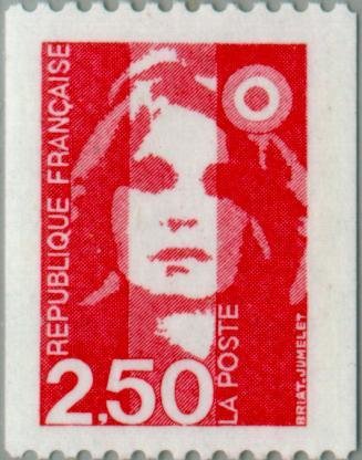 Marianne of Briat coil stamp