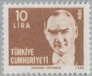 Stamp, Kemal Ataturk, Turkey,  