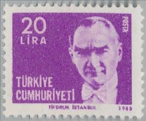 Stamp, Kemal Ataturk, Turkey,  , Heads of State, Famous People