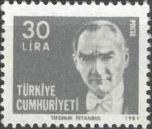 Stamp, Kemal Ataturk, Turkey,  , Heads of State, Famous People