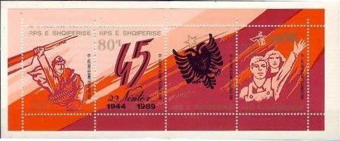 Booklet, Tenant of 2419-22, Albania,  , Liberations