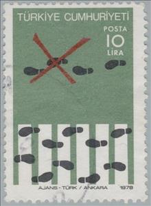 Stamp, Traffic safety, Turkey,  , Roadsafety