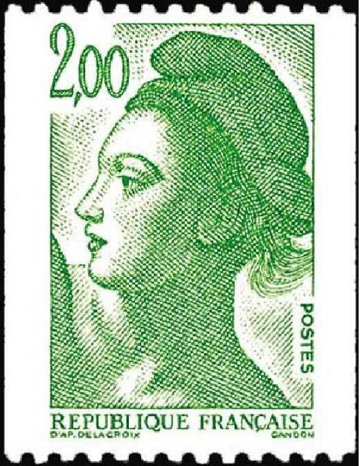 Liberty coil stamp