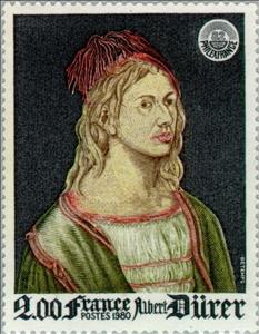 Stamp, PhilexFrance 82 - Albert Dürer (1471-1528) - Self Portrait, France,  , Paintings, Expositions, Painters