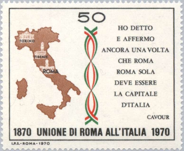 Union of Rome and Papal States with Italy
