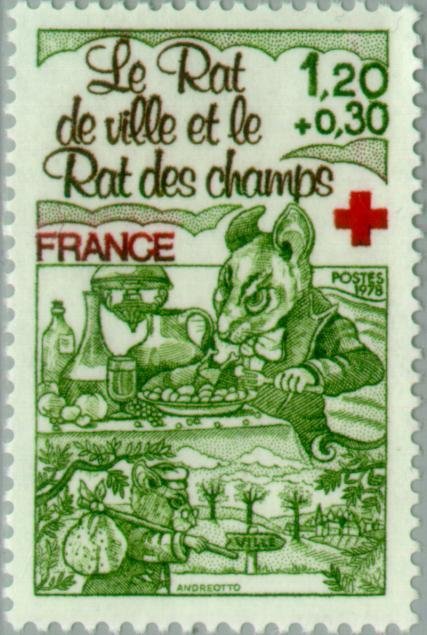 Fables of Jean de La Fontaine: The Rat City Rat and Field
