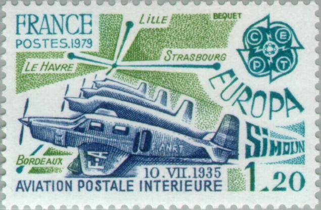 C.E.P.T.- Aviation PO inner 10.VII.1935 Simoun