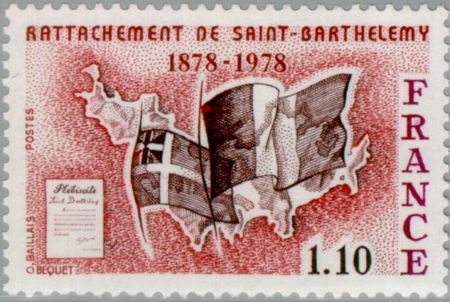 1878: Annexation of Saint Barthelemy