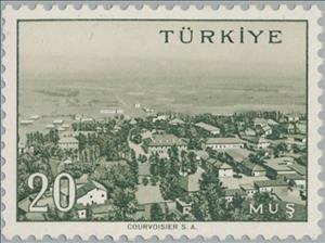 Stamp, Muş, Turkey,  