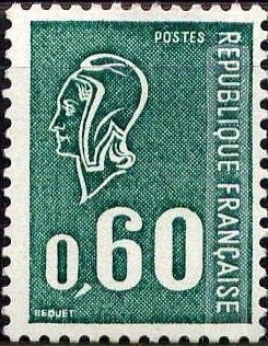 Marianne type Bequet engraved