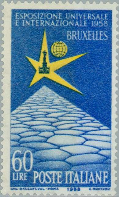 Emblem of the exposure and the Roman road