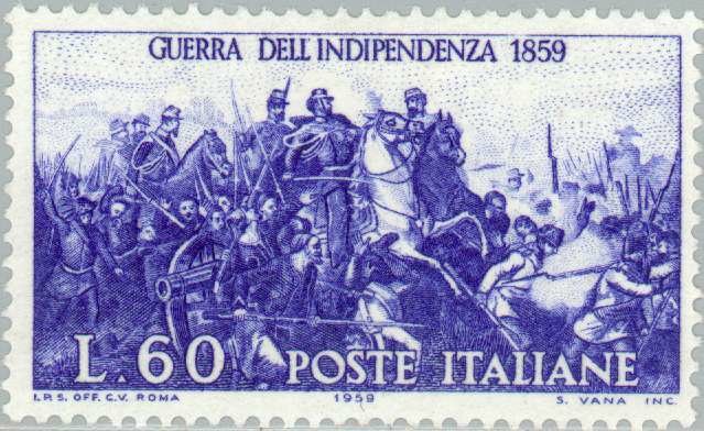 Vittorio Emanuele II in the Battle of Palestro