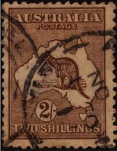 Stamp, Kangaroo and map, Australia,  , Maps, Kangaroos, Animals (Fauna)