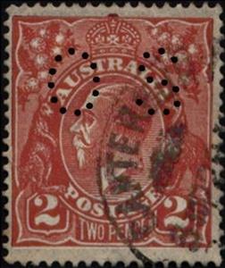 Stamp, Official stamp, Australia,  , Kings