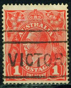 Stamp, King Georg V, Australia,  