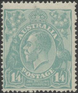 Stamp, King George V, Australia,  