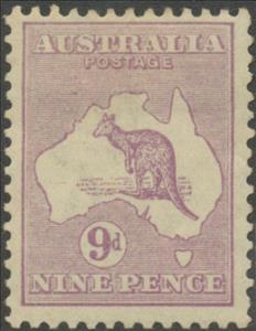 Stamp, Kangaroo and map, Australia,  , Maps, Kangaroos