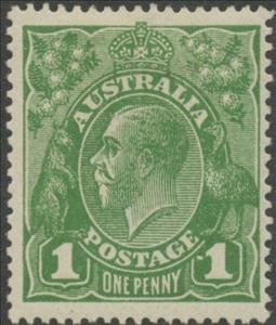Stamp, King George V, Australia,  