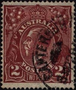 Stamp, King George V, Australia,  , Kings