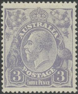Stamp, King George V, Australia,  