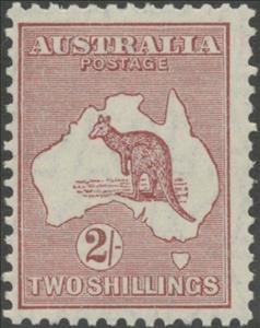 Stamp, Kangaroo and map, Australia,  , Maps, Kangaroos
