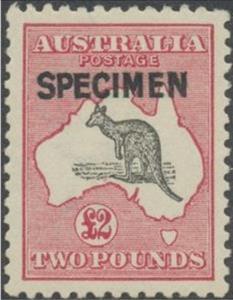 Stamp, Kangaroo and map, Australia,  , Maps, Kangaroos